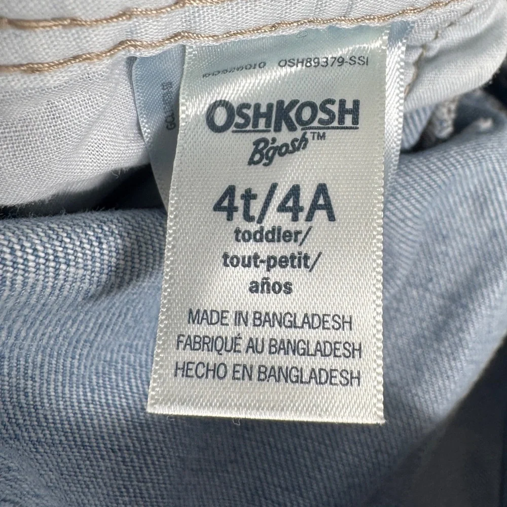 OSHKOSH Toddler Heart Overalls, Size 4T